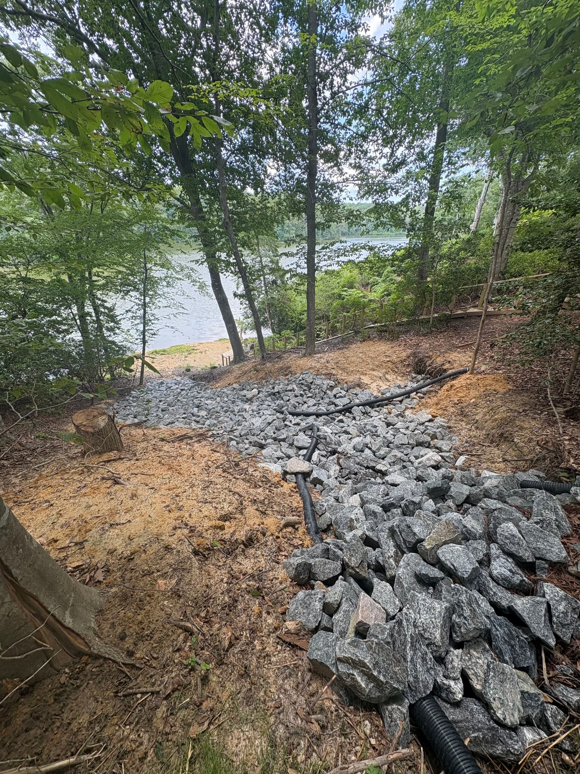 Gallery photos for Williamsburg Slope and Erosion Issues Rectified: Image #11