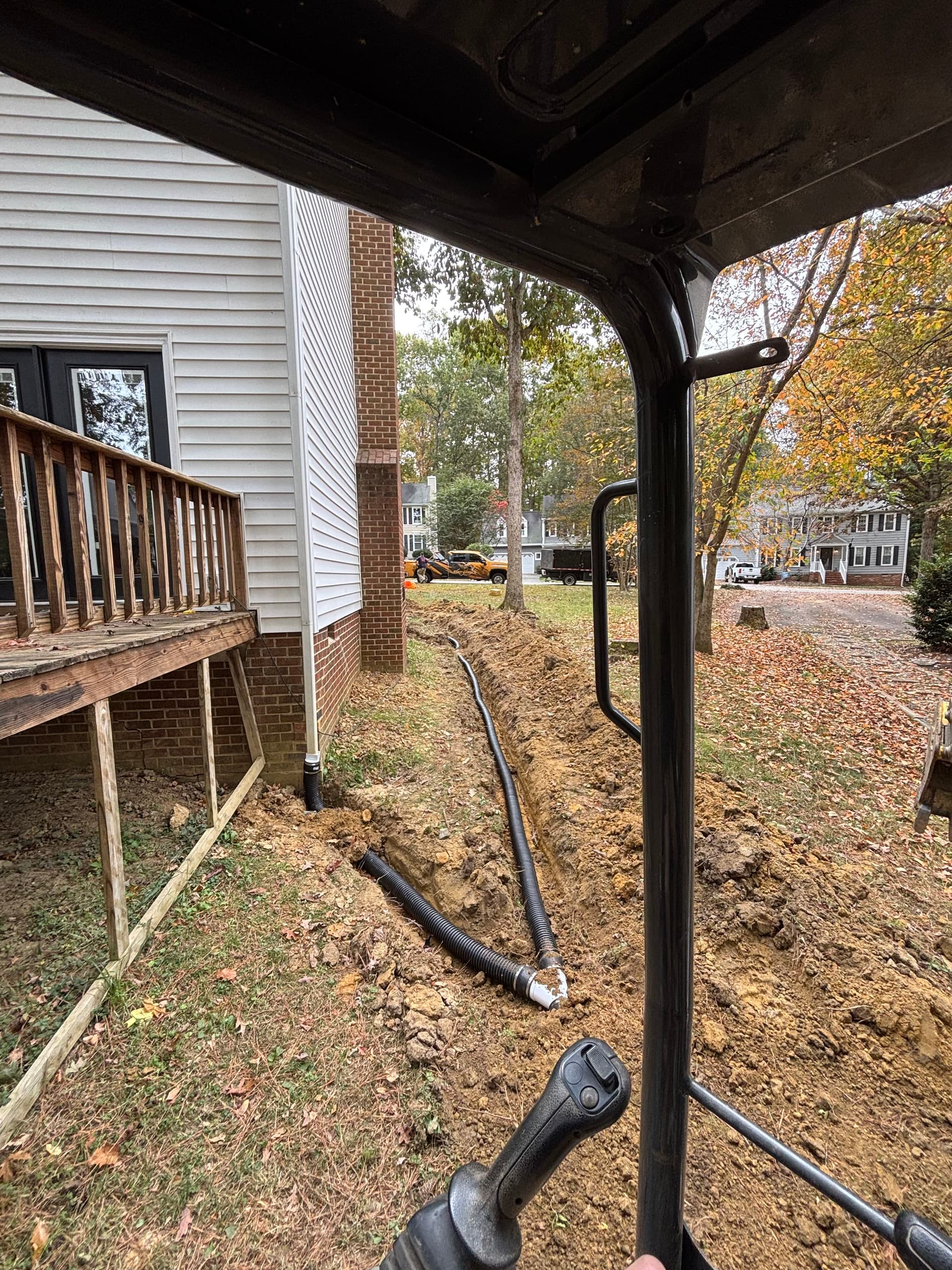 Gallery photos for Solving Drainage Woes in Midlothian: Image #4