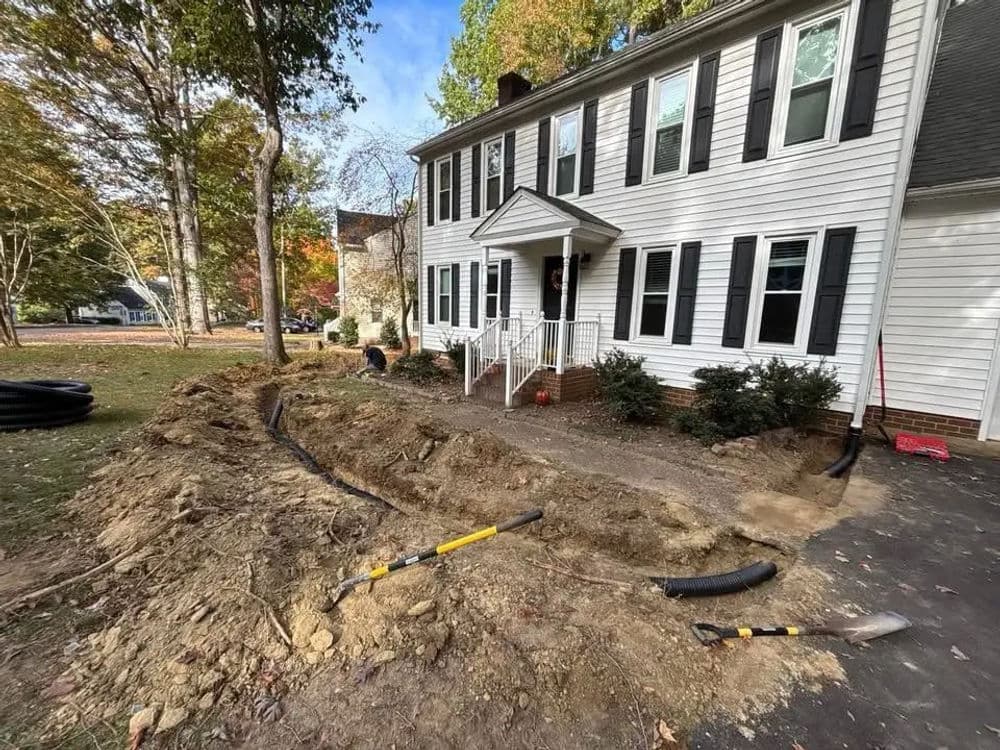 Solving Drainage Woes in Midlothian image