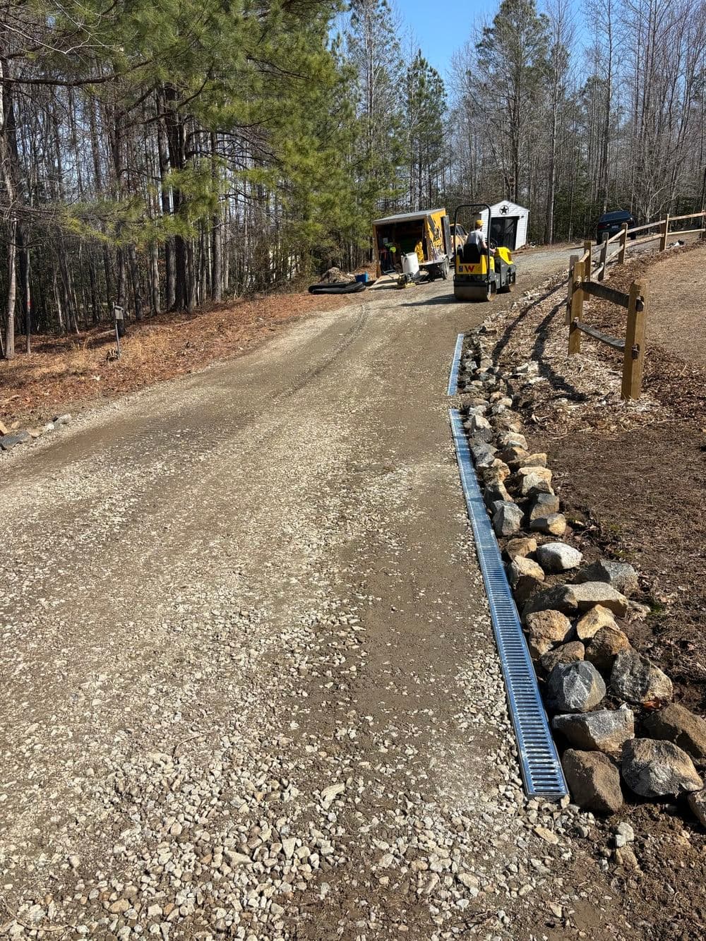 Gallery photos for Efficient Driveway Drainage Installation in New Kent: Image #2